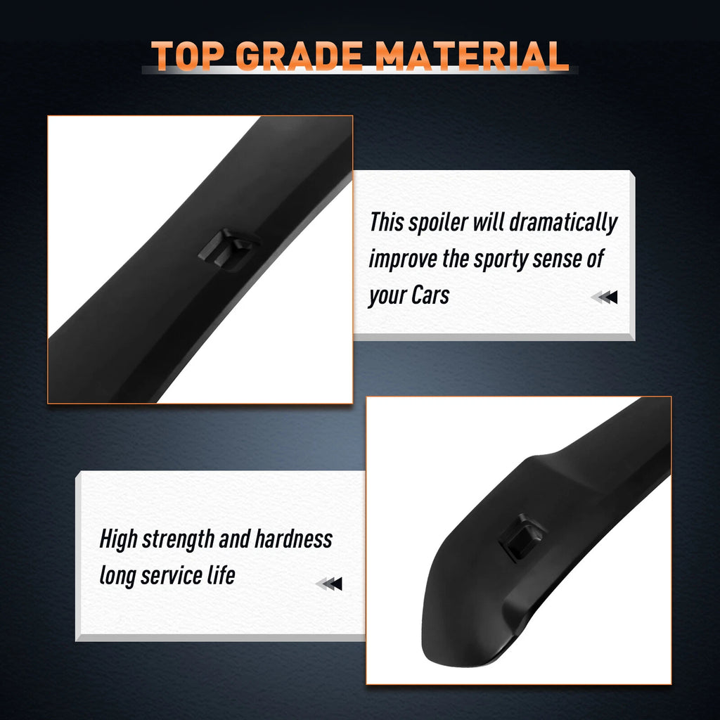 Matte Black Wing Spoiler for Honda CR-V (2012–2016)
