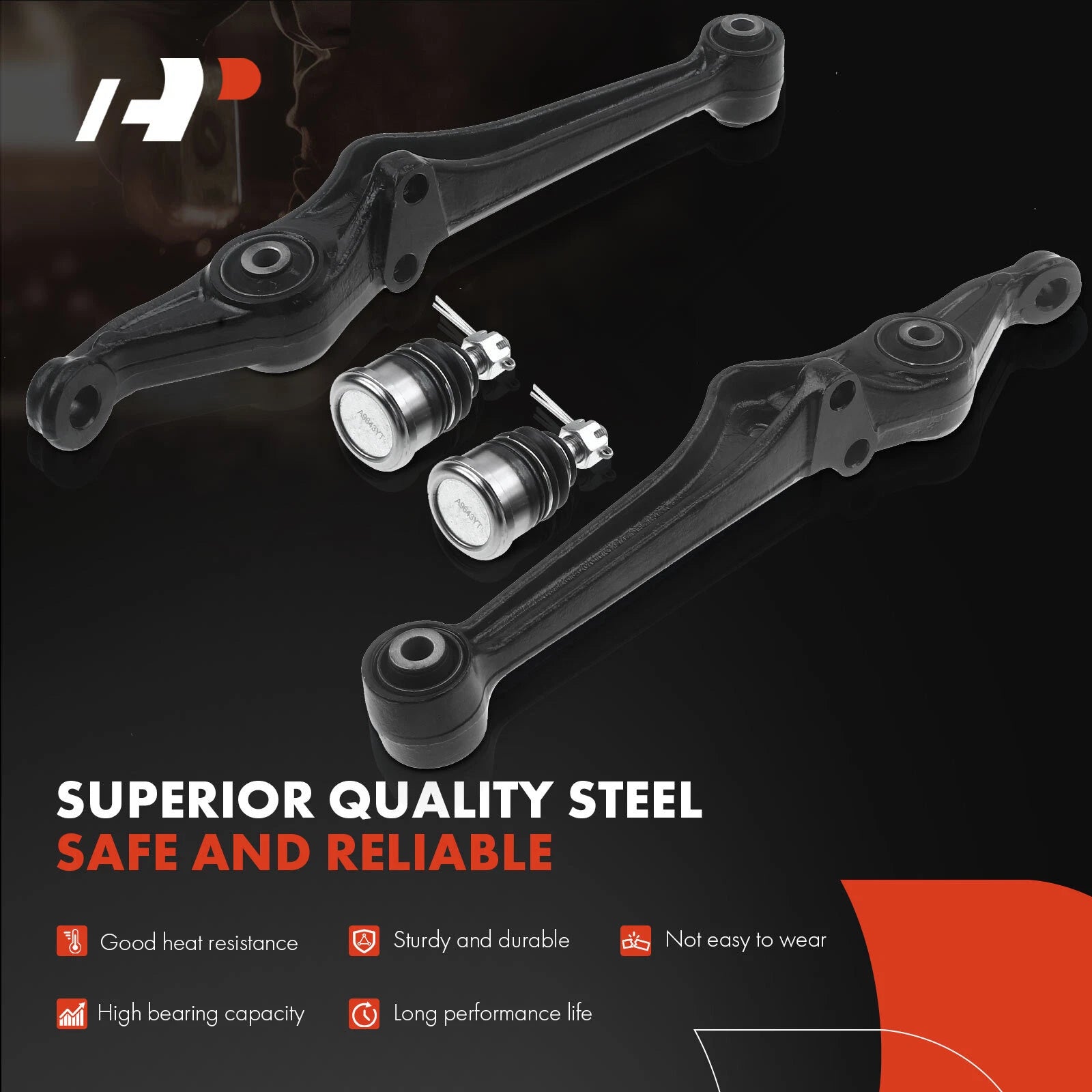 2X Front Lower Control Arm Ball Joint for Honda Accord (1998-2002)