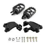 Footrest Foot Pegs Mount Bracket for Yamaha Vmax 1200 (1985-2007) Black