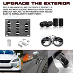 Tow Hook License Plate Frame Air Valve Cap Fastener for Lexus IS CT (2010-2023)