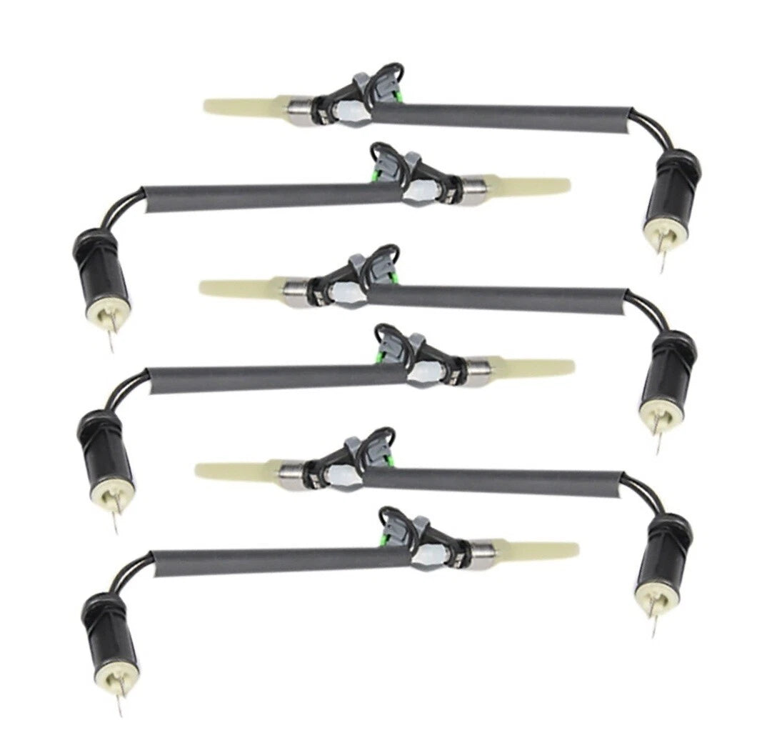 Set of 6 Fuel Injectors for Chevy Express 1500, GMC Savana 1500 (RWD)