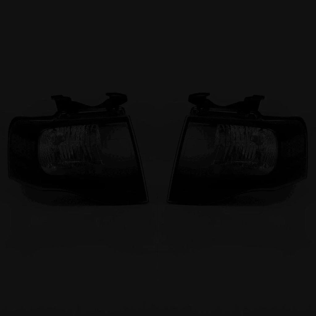 Headlights for Ford Expedition (2007–2014) Left/Right Pair with Bulbs