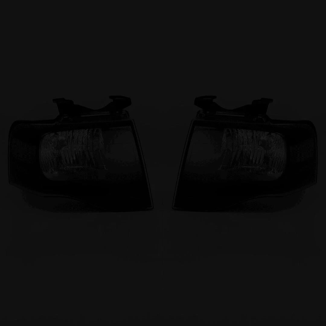 Headlights for Ford Expedition (2007–2014) Left/Right Pair with Bulbs