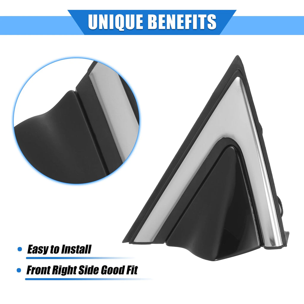 Right Mirror Corner Triangle Fender Cover for Hyundai Santa Fe (2013–2018) No. 861902W000