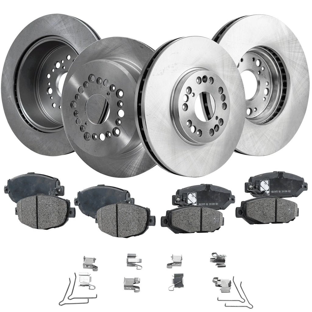 Brake Disc Rotors and Pads Kit for Lexus SC300 SC400 (1996–2000)