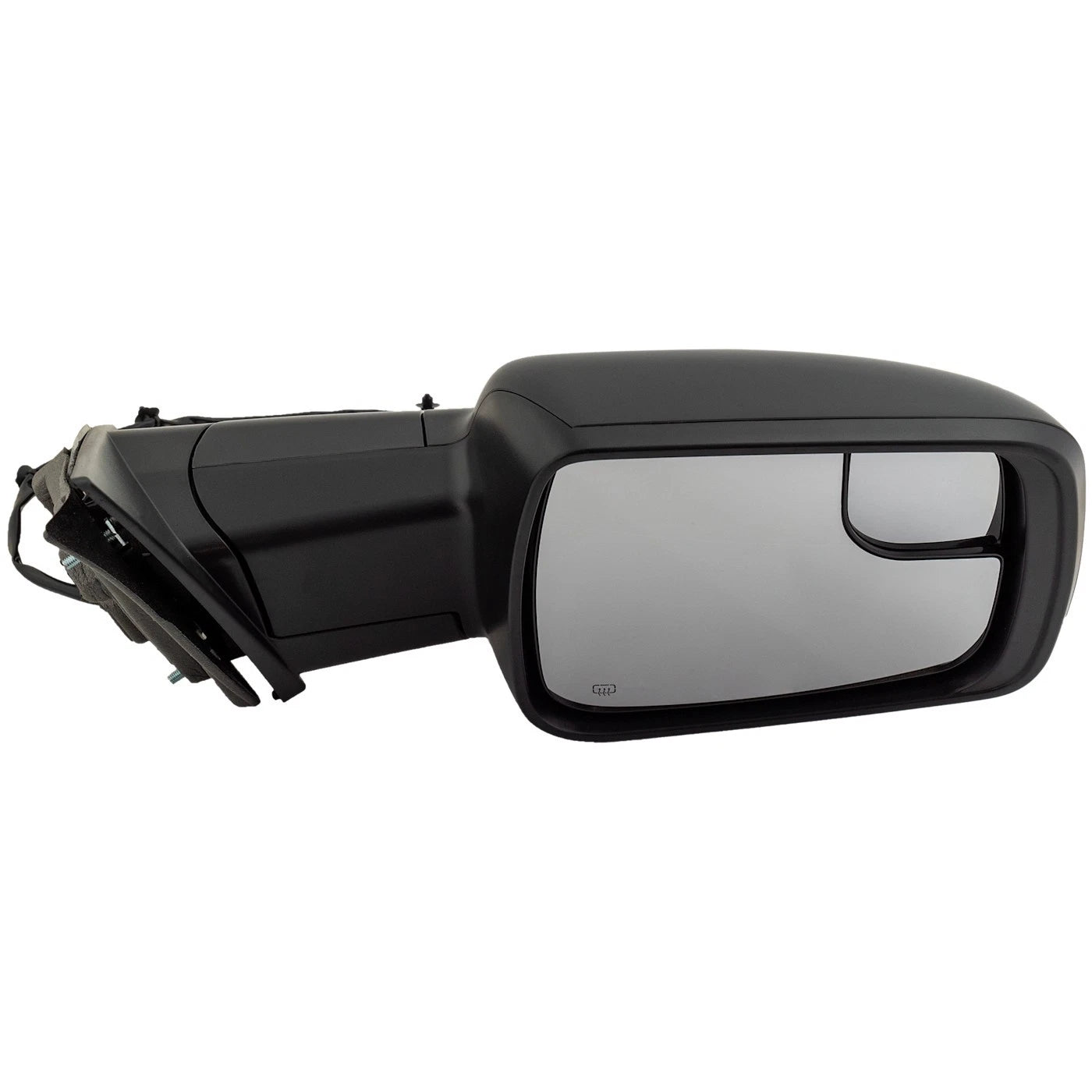 Right Mirror for Ram 1500 (2019–2024) Power Heated Textured Blind Spot Glass