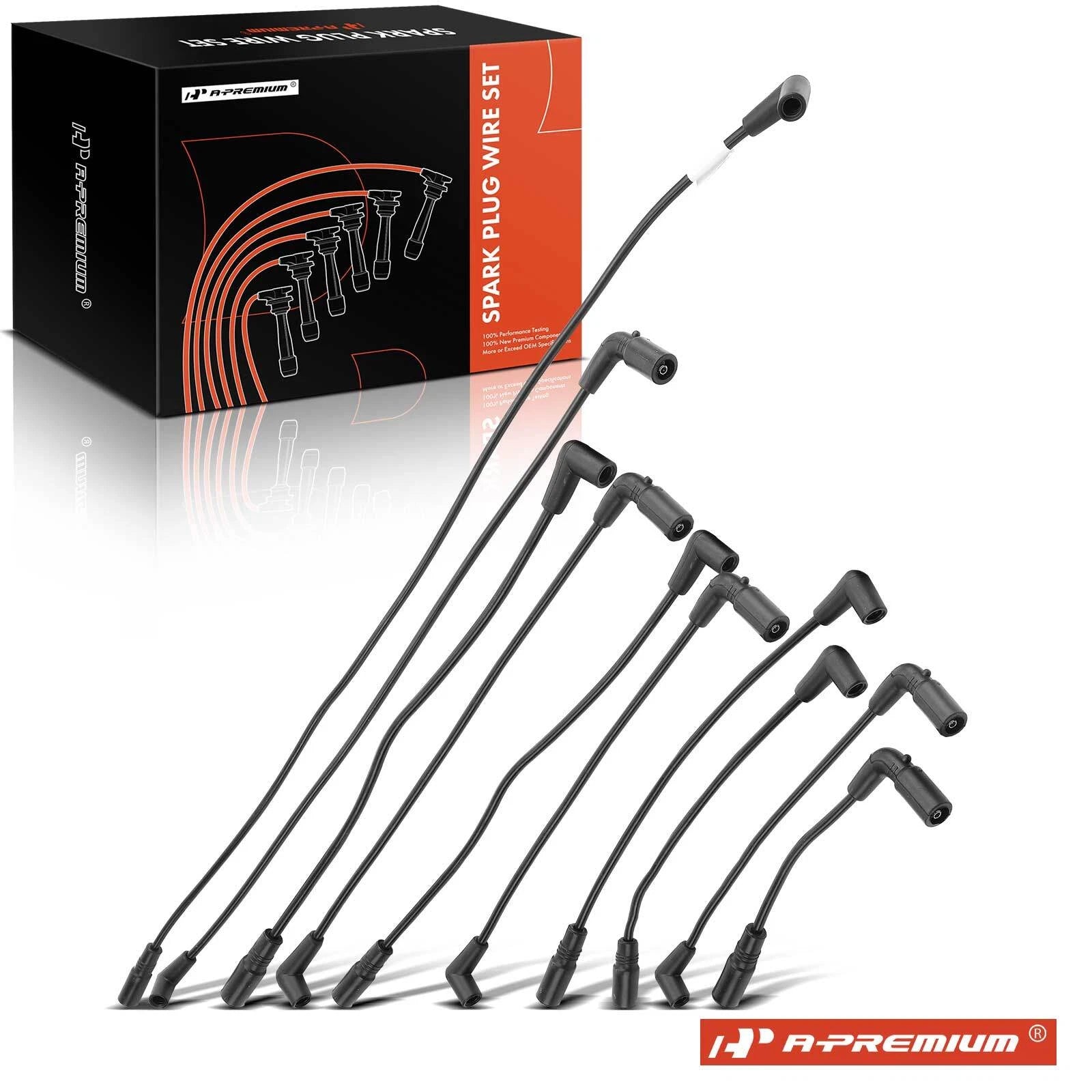 10x Spark Plug Wire Set for Chevrolet Impala (1994–1996)
