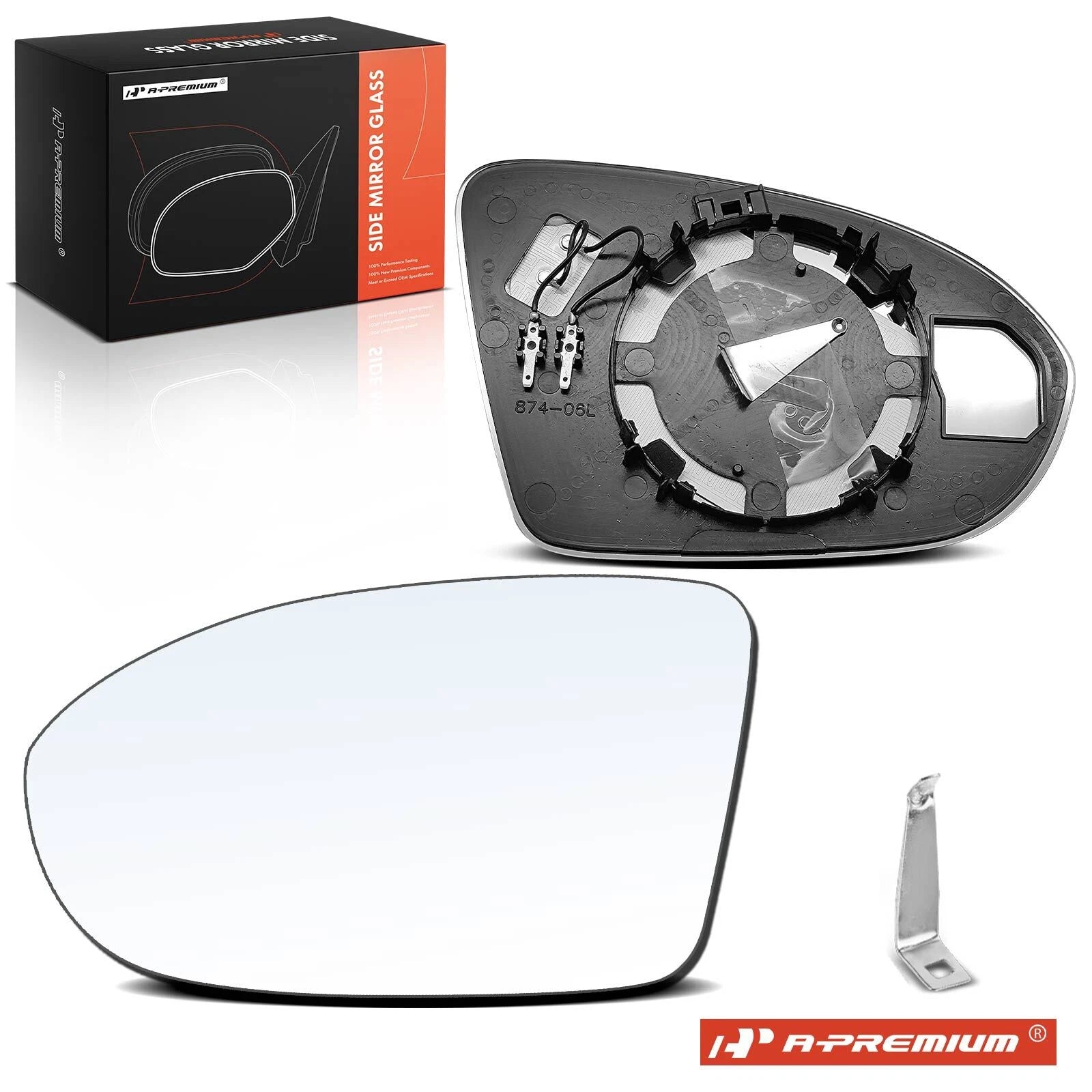 Heated Driver Power Mirror Glass for Chevrolet Cruze (2016–2019)