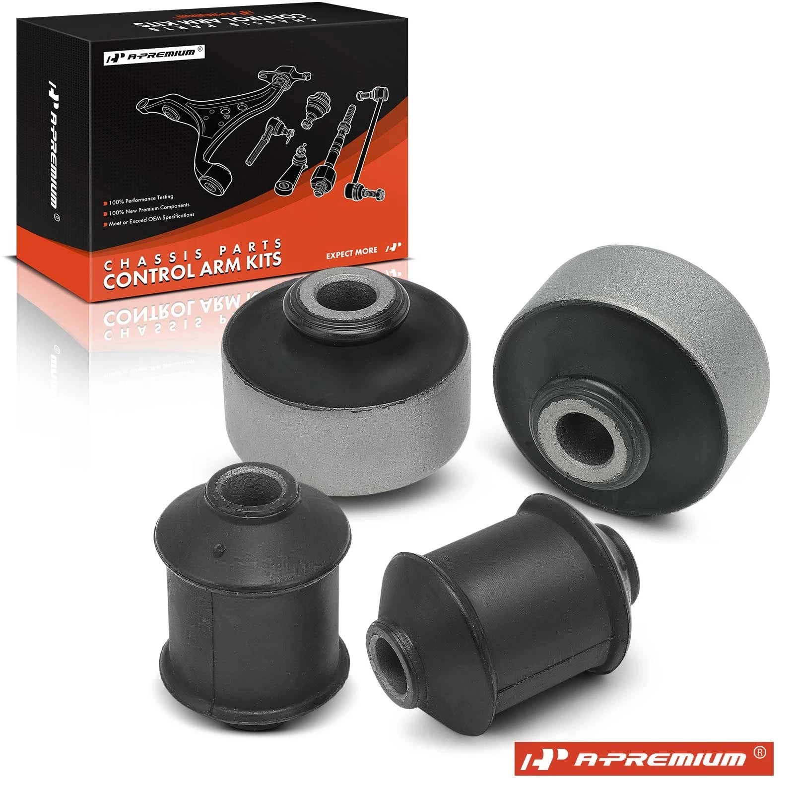 Set of 4 Front Lower Control Arm Bushings for Chevrolet Malibu (1997–2003)