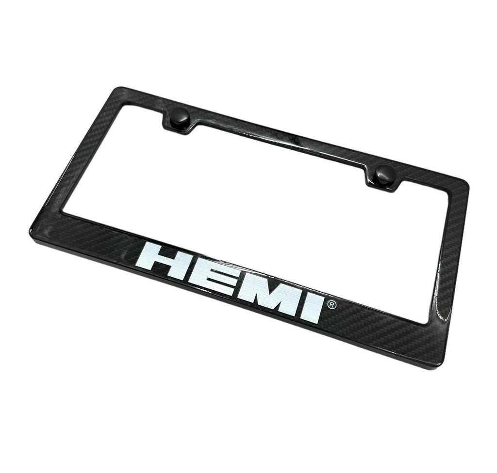 ABS License Plate Frame Real Carbon Fiber for Dodge Charger (2015–2021)