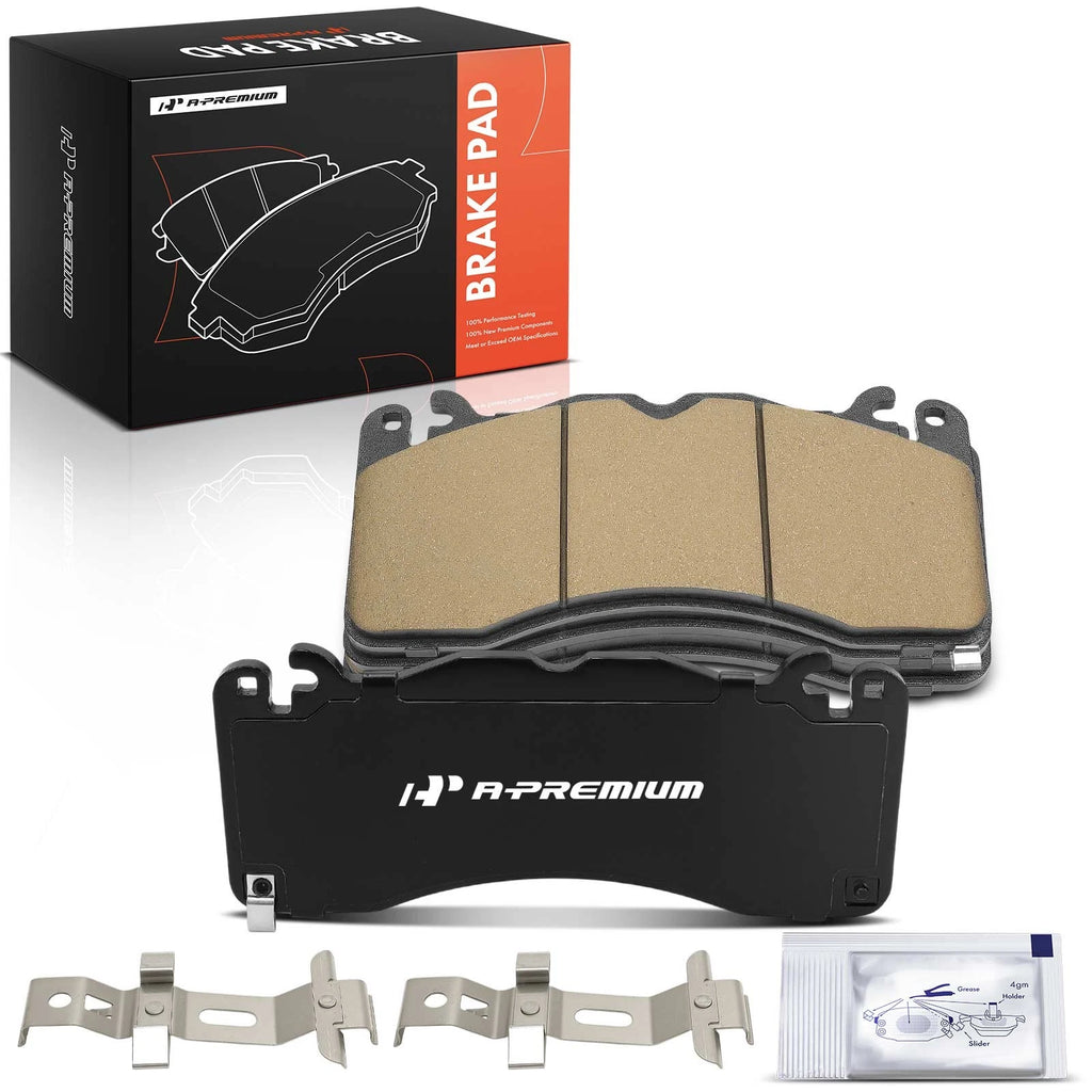 4X Front Ceramic Brake Pads for Ford Mustang (2015–2022) Convertible Coupe