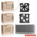 3X A/C Condenser & Cooling Fan Assembly for Honda Insight (2010–2014)