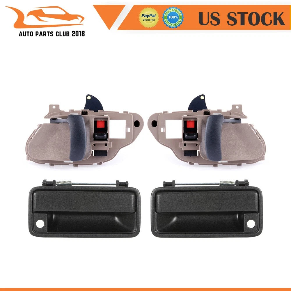 Set of 4 Door Handles for Chevy GMC Pickup Truck SUV