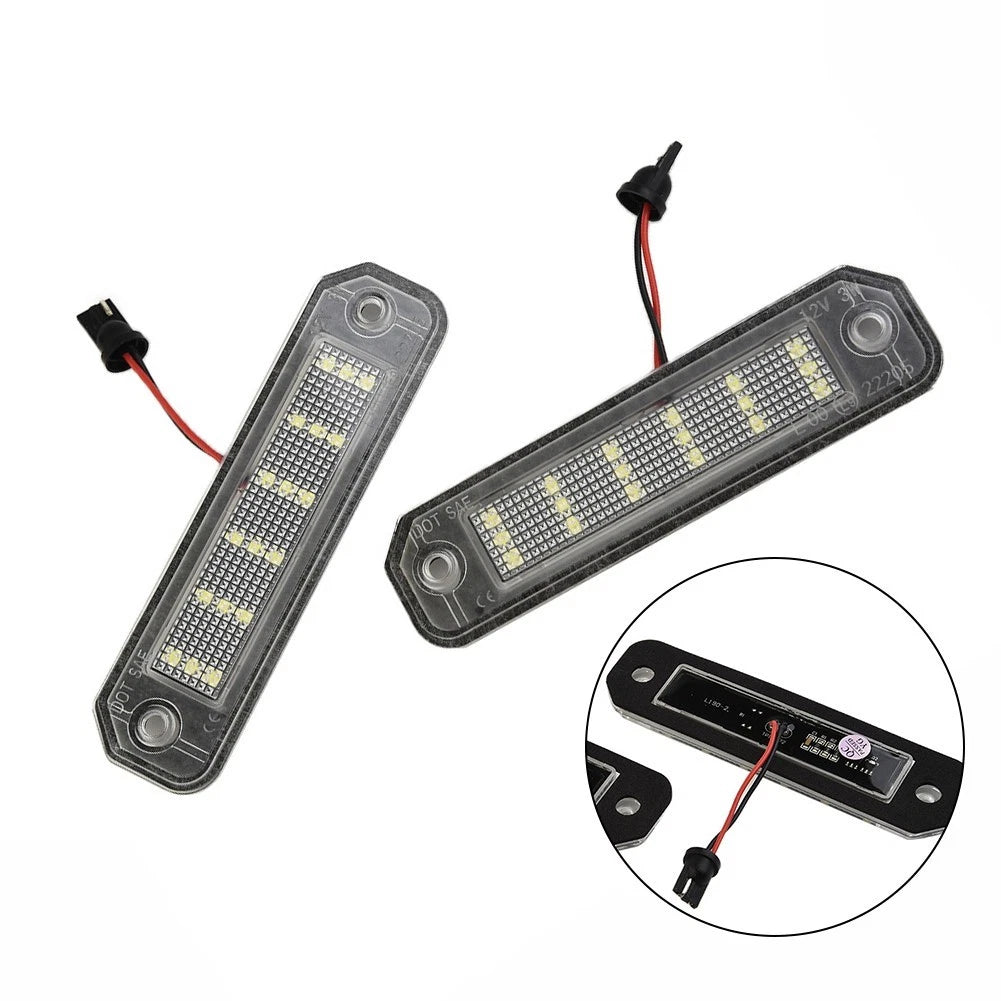 Set of 2 License Plate Lamps for Car 300LM (34100-S04-A01, 34100S04A01)