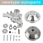 Long Water Pump & Crankshaft Pulley for Chevy SBC 305 350 (1969–1995)