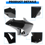 Right Side Radiator Shroud for Kawasaki KLR650 (2008–2018) Black Painted