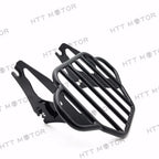Gloss Black Detachable Luggage Rack for Harley Road King Street Glide (2009–2016)