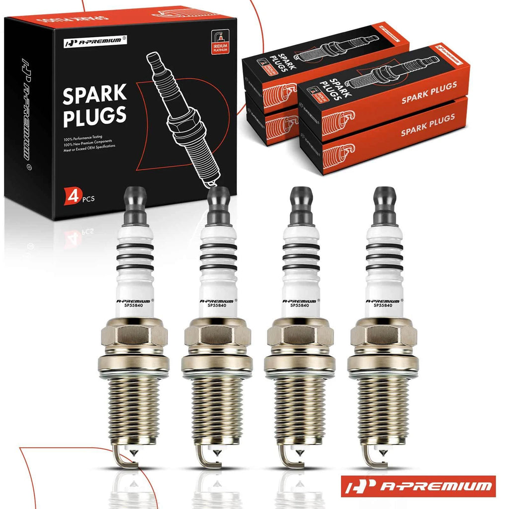 Set of 4 Iridium Platinum Spark Plugs for Honda Civic (1992–1995)