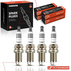 Set of 4 Iridium Platinum Spark Plugs for Honda Civic (1992–1995)