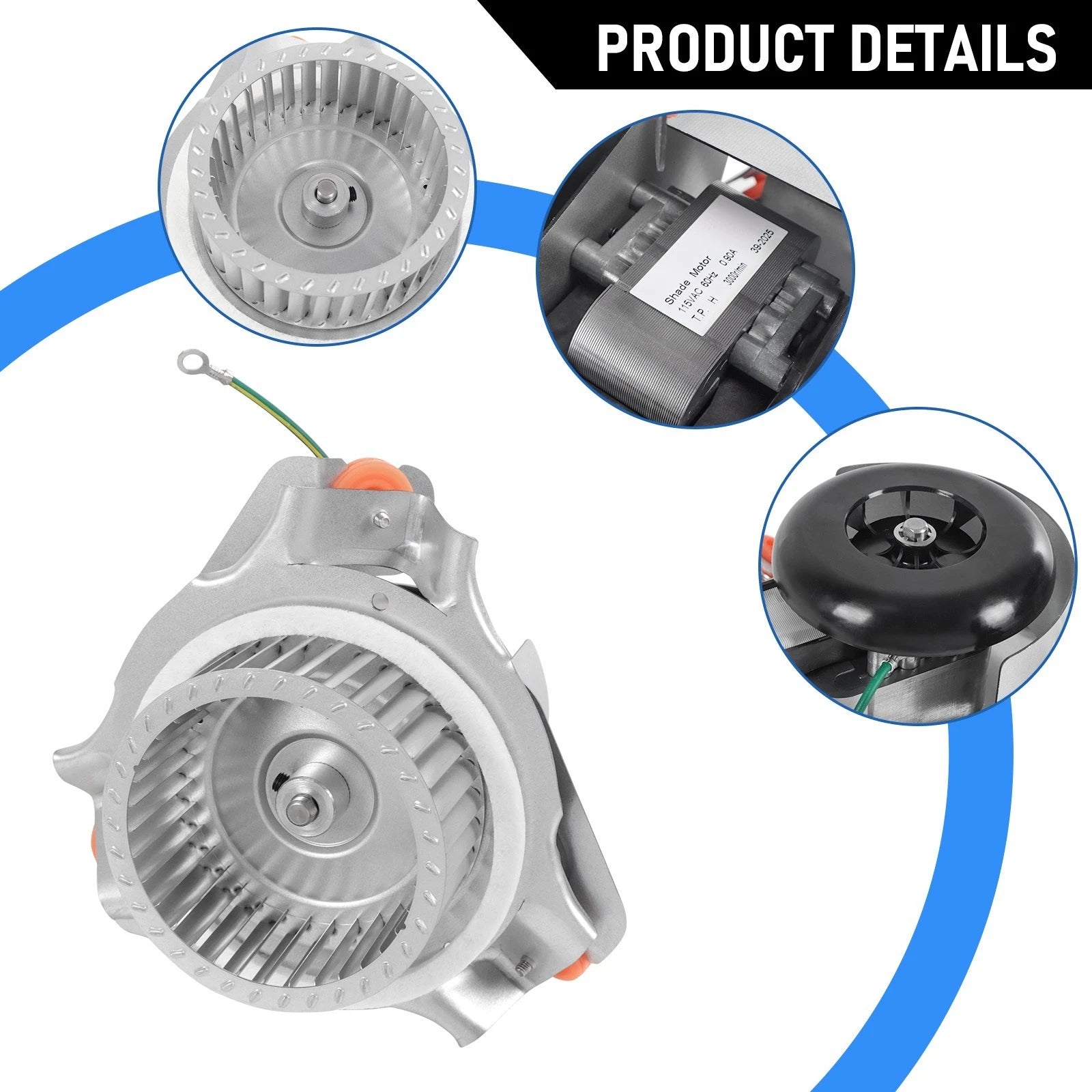 Furnace Draft Inducer Blower Motor Assembly for Jakel