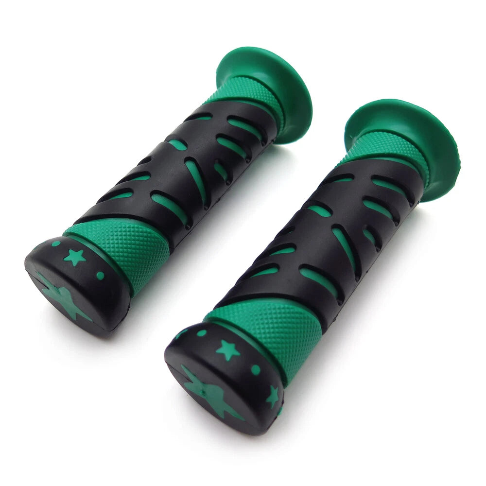 7/8" 22mm Green Star Hand Grips for Yamaha FZR YZF600 (1990–1999)