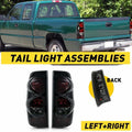 Set of 2 Black Tail Lights for Chevy Silverado 1500 2500 (1999–2006)