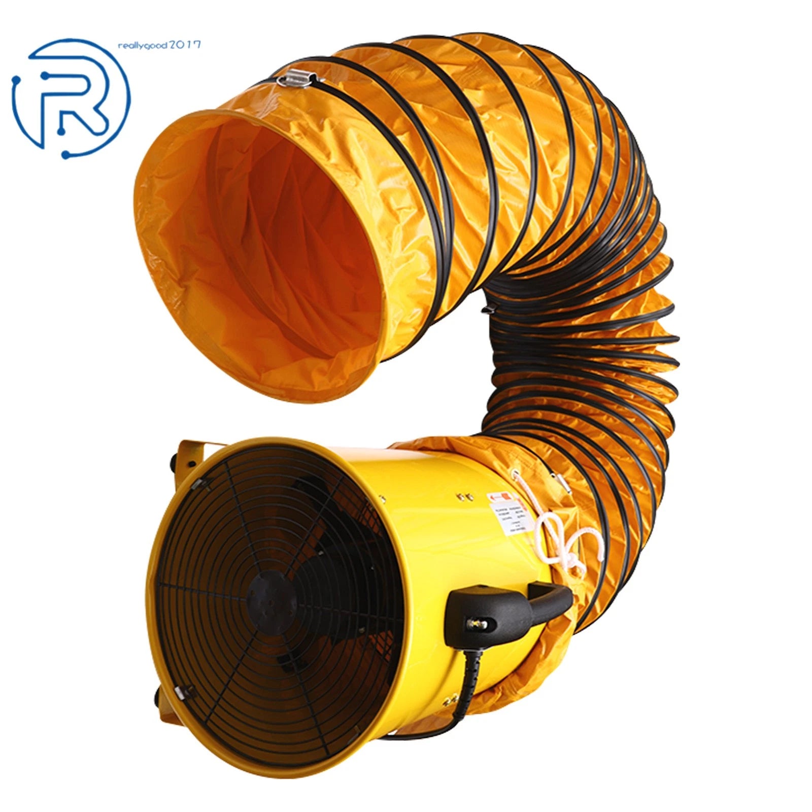 Ventilator Duct Hose for Portable Exhaust Fan Blower (12'' 16FT)