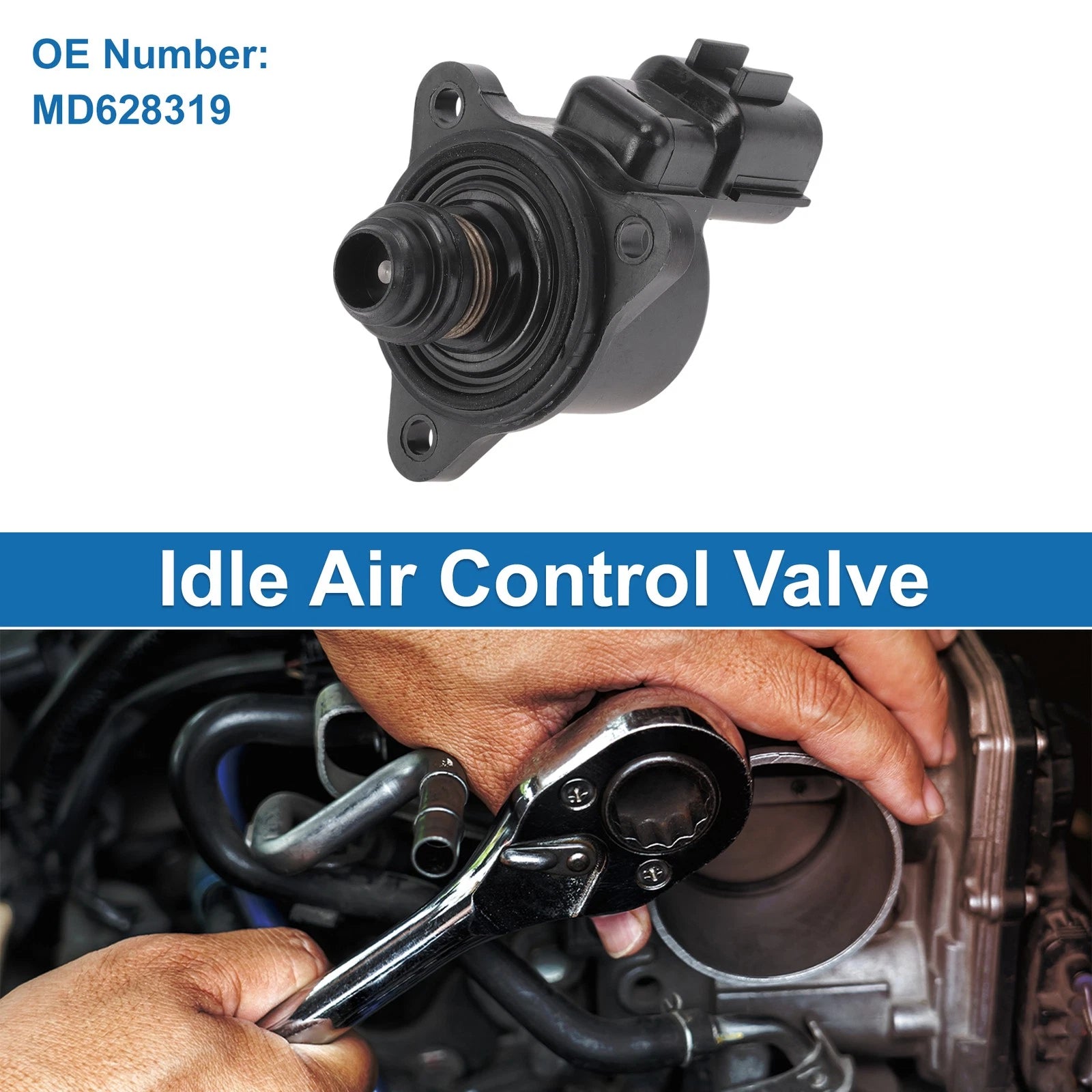 Idle Air Control Valve for Dodge Stratus (2001–2005) No.MD628319