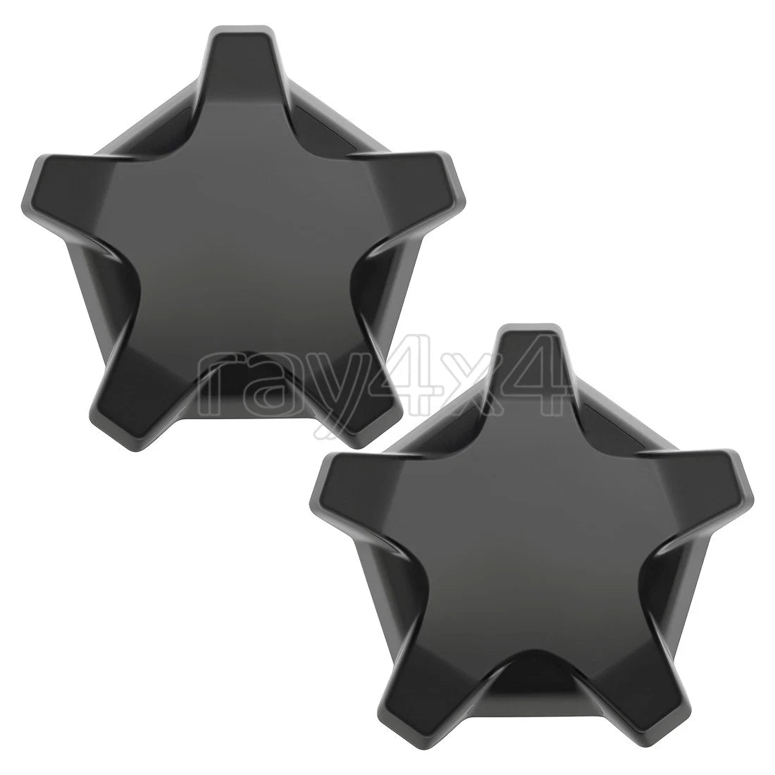 2X Black 5 Lug Rim Wheel Caps 1523842-744 for Polaris RZR Pro R 2022–2024