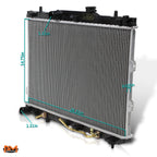 Aluminum Core Radiator for Kia Spectra 5 2004–2009 DPI-2784