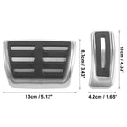 Accelerator Brake Foot Pedal Pads Cover Kit for Audi A6 A7 (2012–2018)