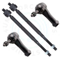 Set of 4 Inner Outer Tie Rod Links for Saturn Ion (2003–2007)