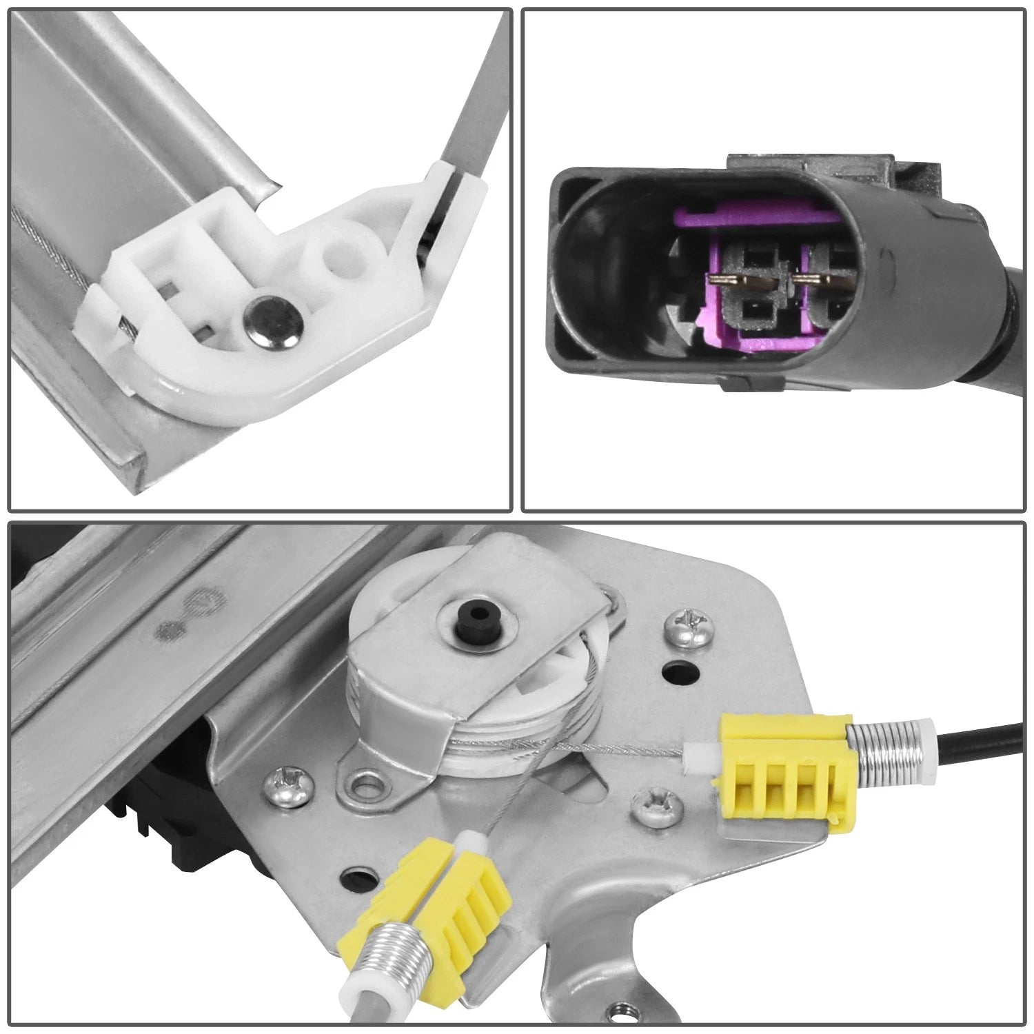 Rear Right Window Regulator with Motor for Ford Focus (2000–2007)