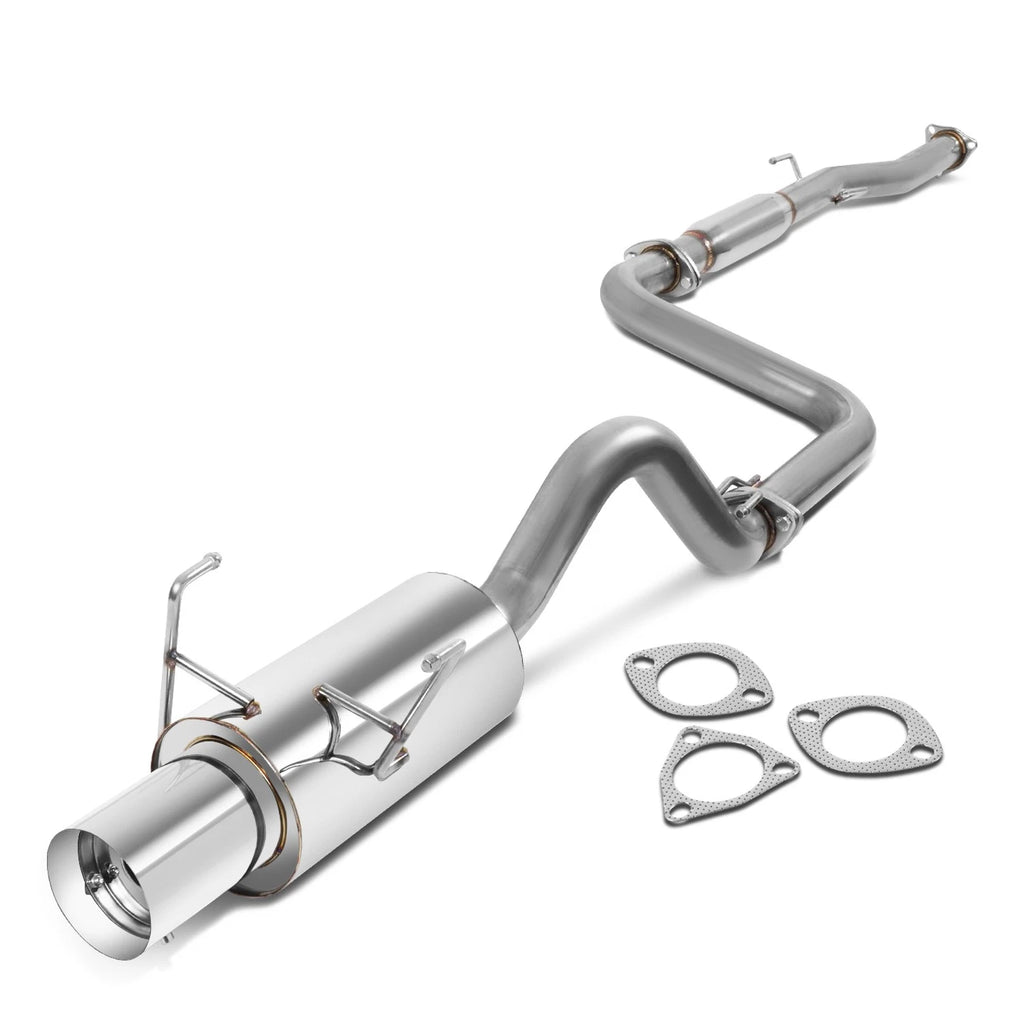Stainless Exhaust Catback for CRX/Del Sol DOHC/SOHC (N1, 4.5" Tip)