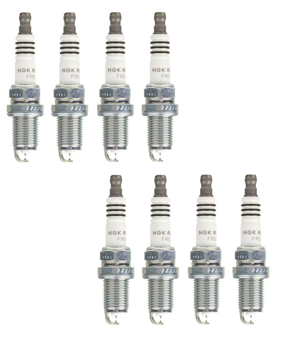 Set of 8 NGK Ruthenium HX Spark Plugs for Dodge Jaguar Mercedes Land Rover V8