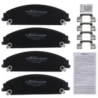 Front Ceramic Brake Pads Kit for Chrysler 200 300 Dodge Caliber Challenger (2011–2019) D1058
