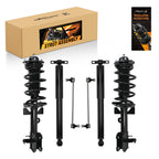 Front & Rear Shock Struts w/ Sway Bar End Links for Honda Odyssey (2013–2017)