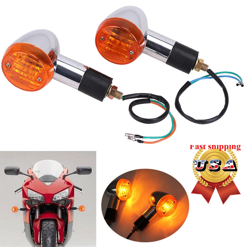 Turn Signal Lights for Honda Shadow VT1100 VT750 VT600 VF750 Magna (1983–2007)