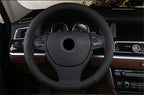1x PU Leather 15" Steering Wheel Cover for Car - Breathable Anti-slip (AU)