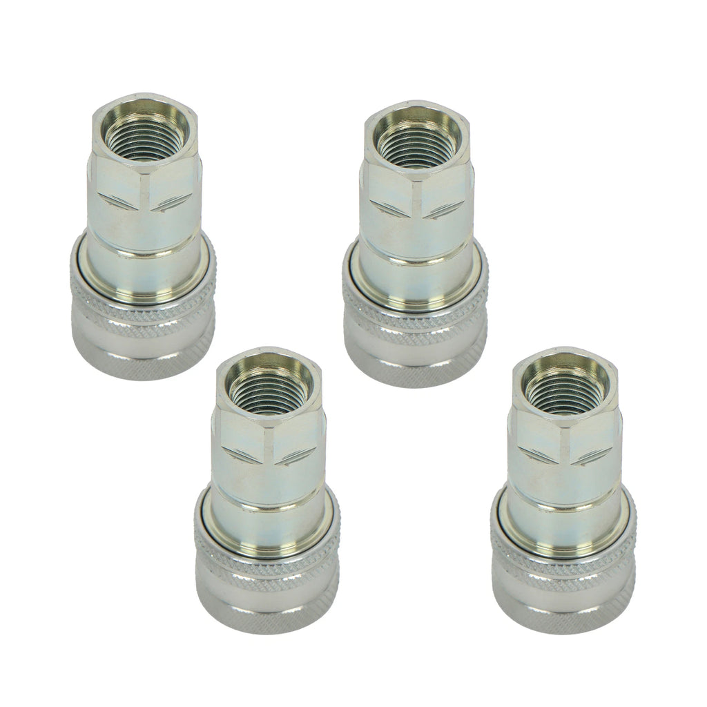 Set of 4 Hydraulic Quick Couplers for John Deere 1023 1025