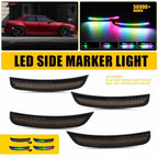 4X Dynamic Scan RGB LED Side Marker Light for Chrysler 300 300S 300C (2015–2023) EPY
