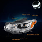Powered Heated Side Rear View Mirror for Toyota Sienna (1998–2003)