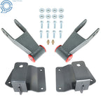 4" Drop Kit Rear Shackles & Hangers for Chevy Silverado 1500 GMC Sierra (1999–2006)