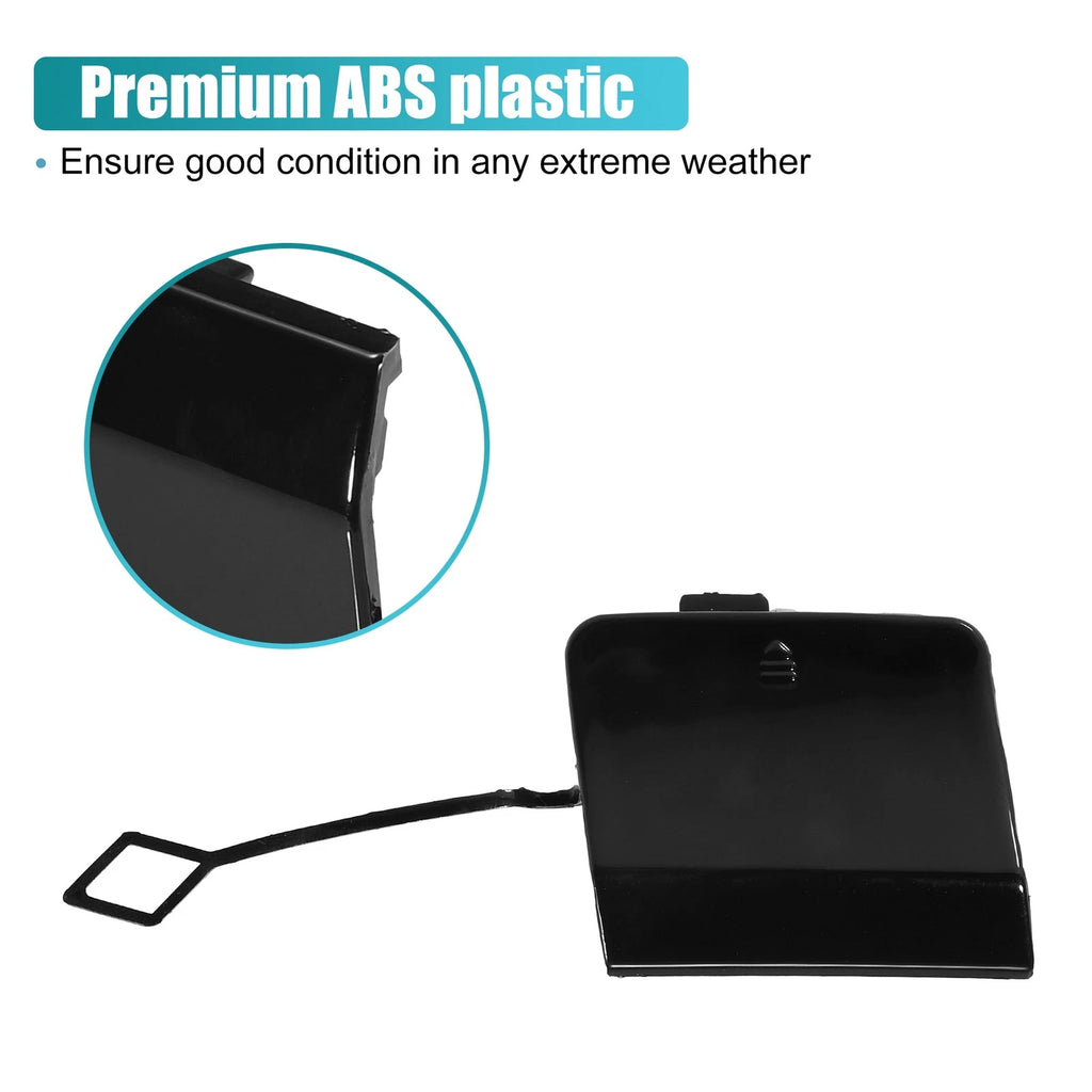 Rear Bumper Tow Hook Cap for Mercedes Benz E-Class (W212) A2128850726 Black