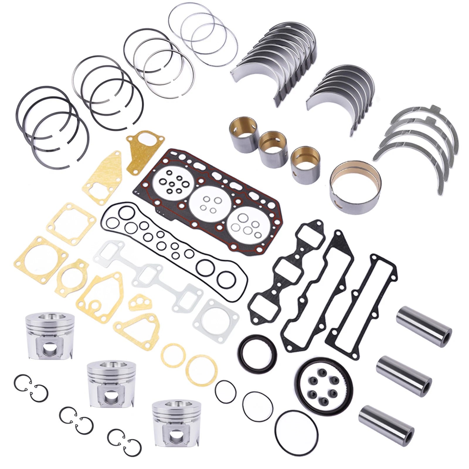 Overhaul Repair Kit for Yanmar 3TNV88, 3TNV88C