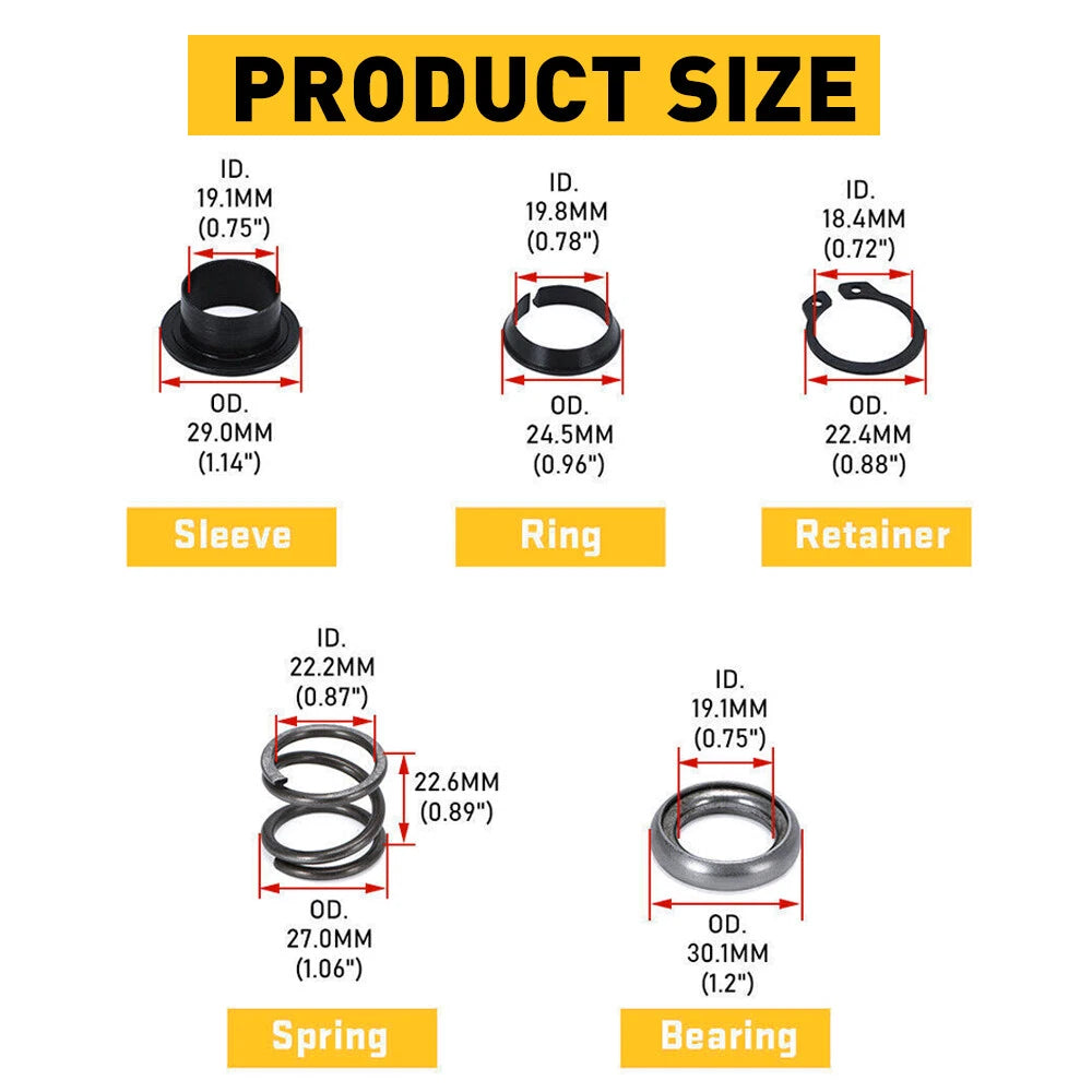 Steering Column Upper Bearing Kit for Ford F150/F250/F350/F450 (1992–2003)