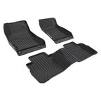 Set of 3 TPE Rubber All Weather Floor Mats for Nissan Sentra (2020–2025)