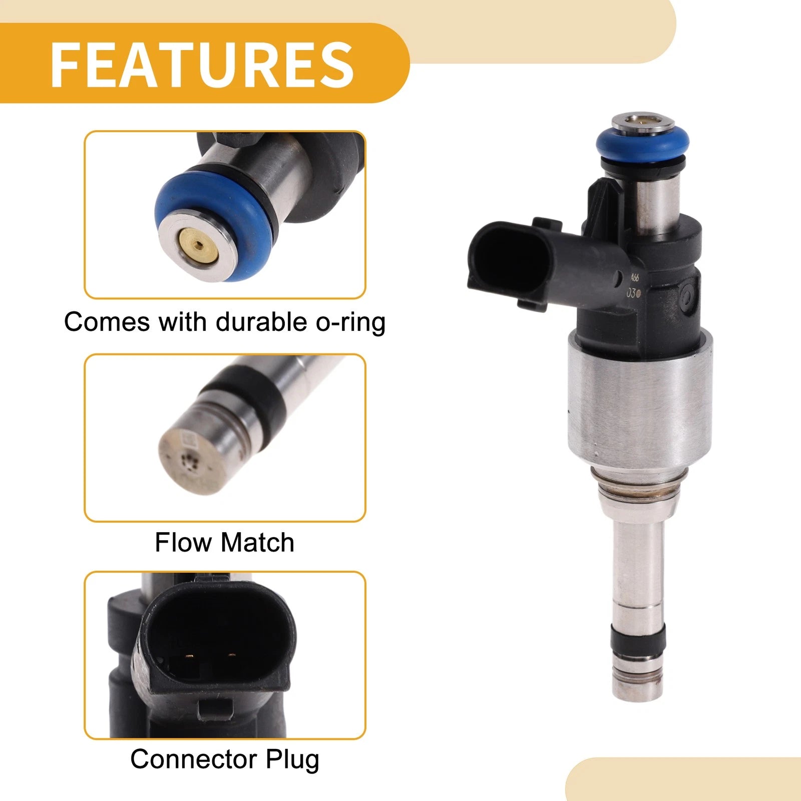 Fuel Injector No.35310-03HA0 for Hyundai Elantra Hybrid 1.6L L4 (2021–2025)
