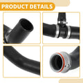 Radiator Hose for Mercedes-Benz R350 3.5L 2006-2011 (2 x Rubber Black)