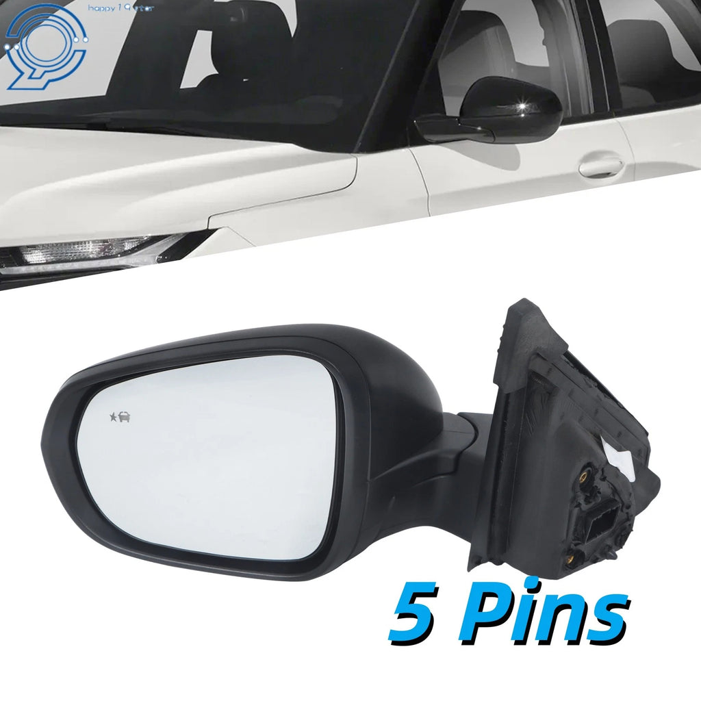 Side Mirror for Chevy Trailblazer LS (2021–2025) Left Textured with Blind Spot
